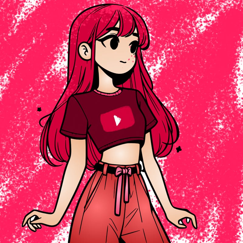 girl in a cute crop top