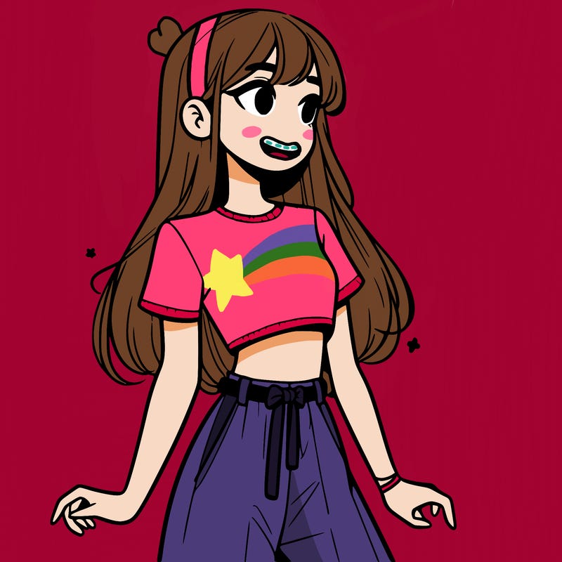 girl in a cute crop top