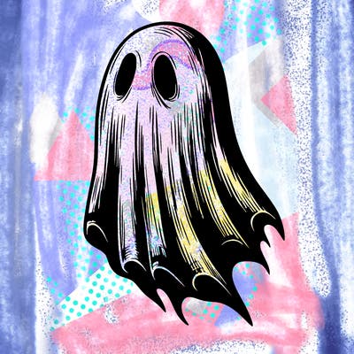 realistic creepy ghost