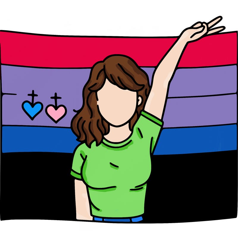 bisexual flag