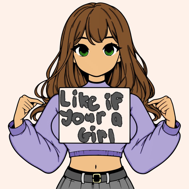 girl holding a blank sign in a long sleeve crop top