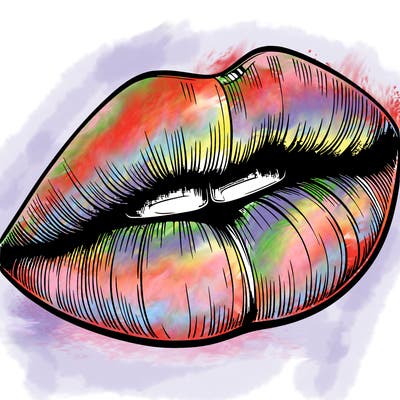 realistic lips