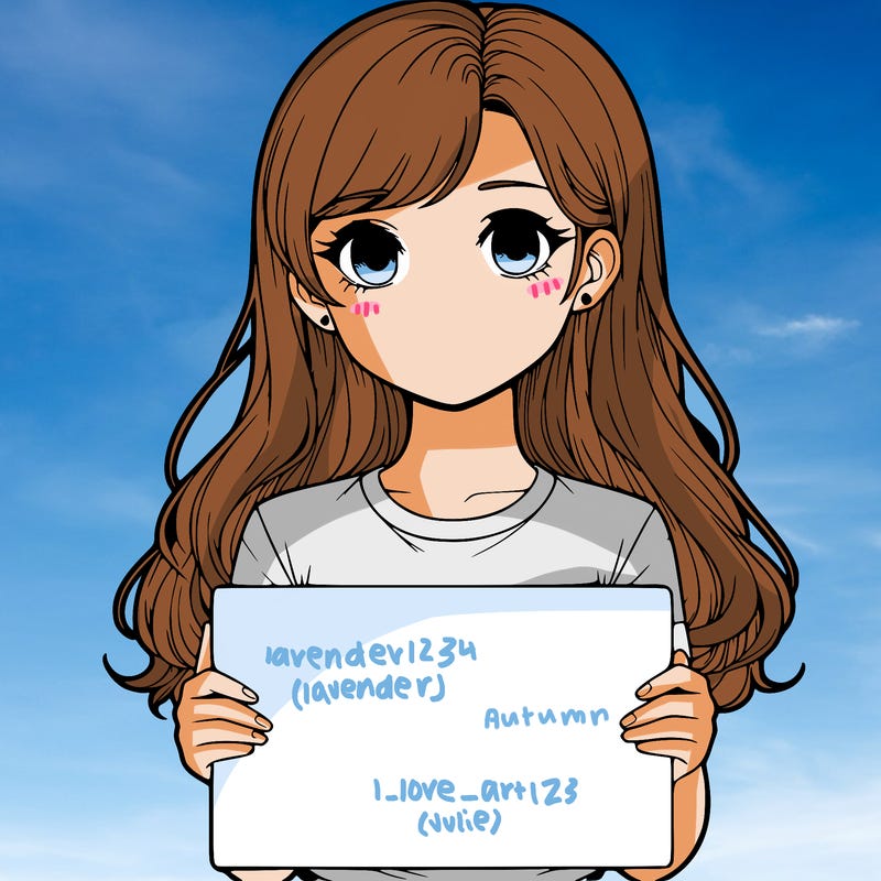 realistic girl holding a sign