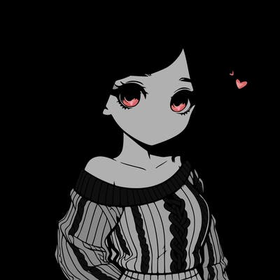 realistic girl with really cute sweater