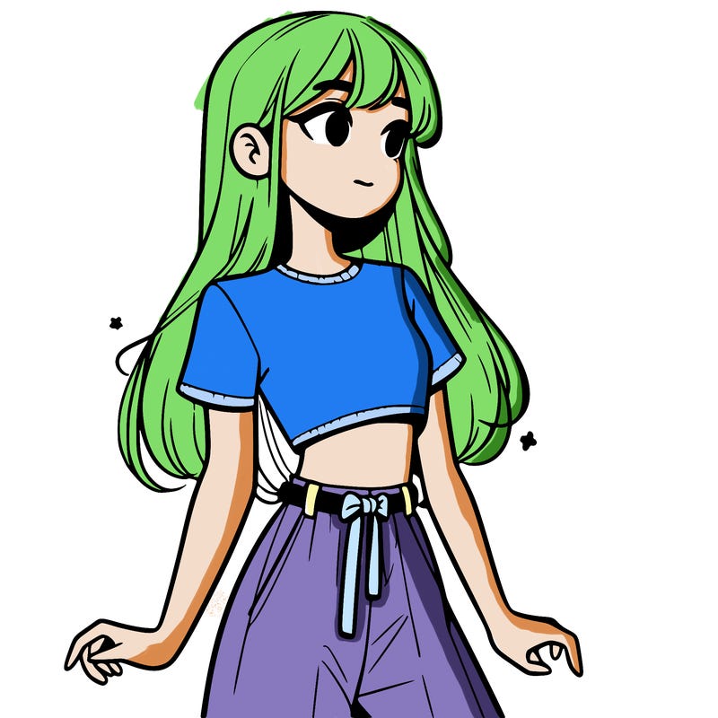 girl in a cute crop top