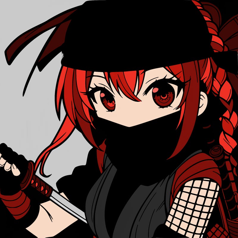 manga girl ninja