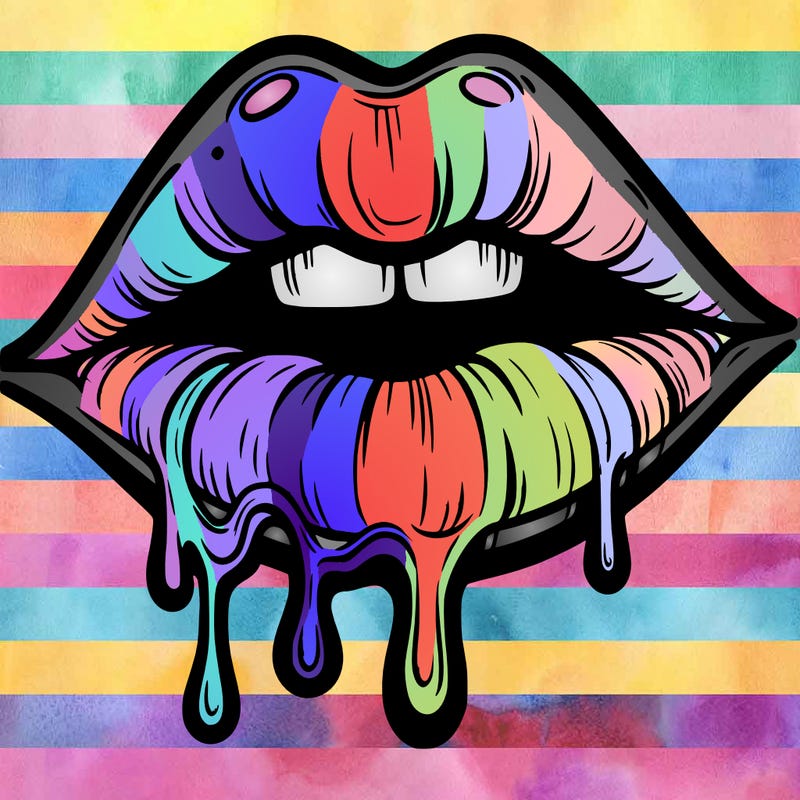 lips that look realistic and drip