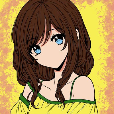 anime girl realistic girl
