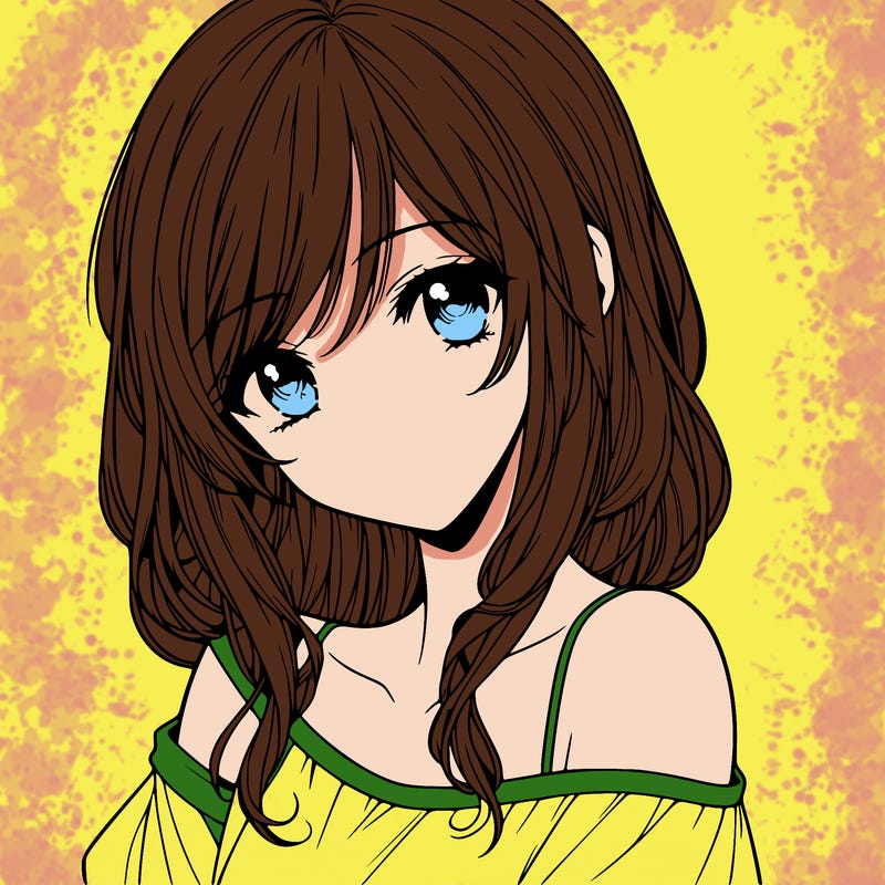 anime girl realistic girl