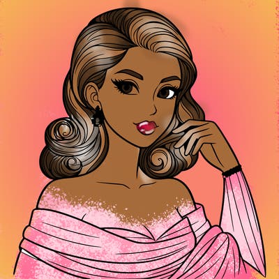 an elegant woman