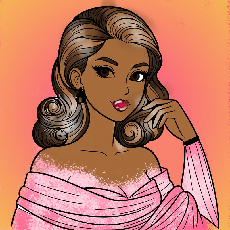 an elegant woman