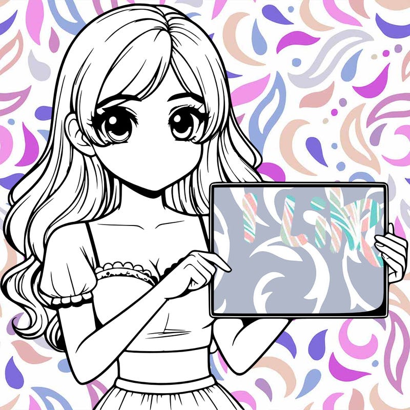 realistic pretty girl holding blank sign