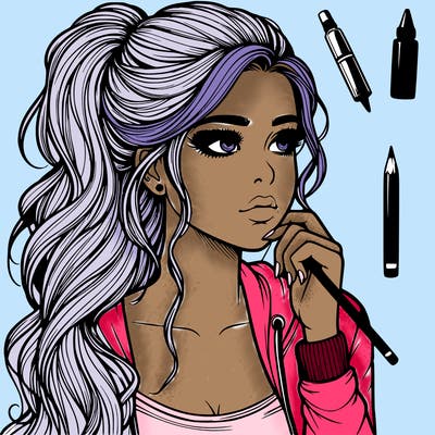 realistic teenage pretty