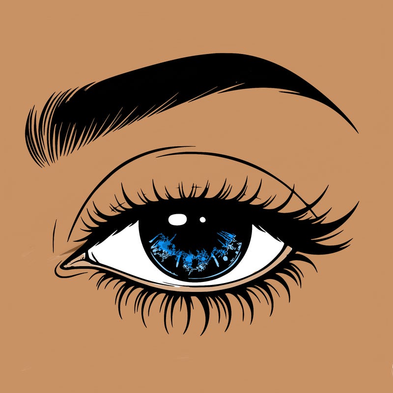 eye closed realistic