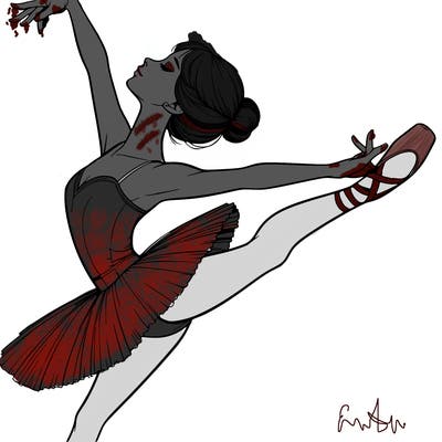 realistic ballerina