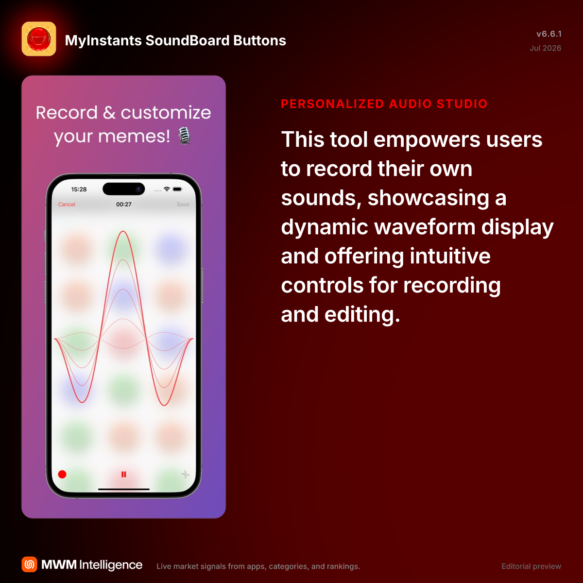 MyInstants SoundBoard Buttons - Entertainment App | MWM