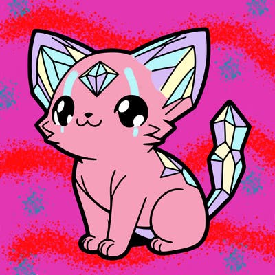 crystal kitten
