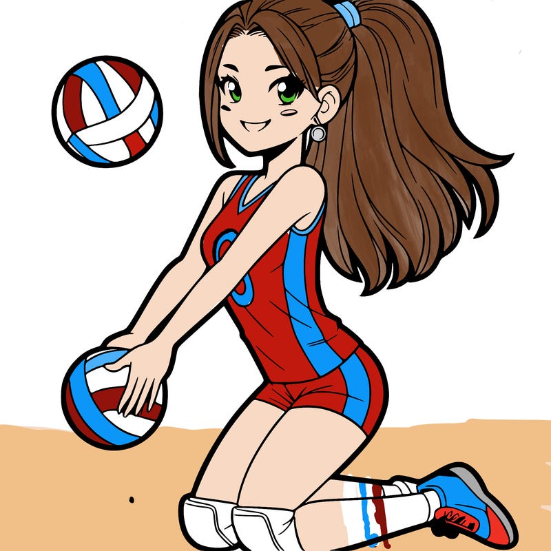 volleyball girl
