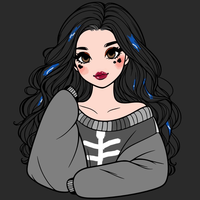 a beautiful girl in a big sweatshirt