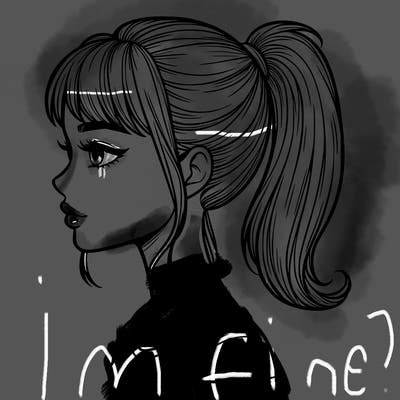 realistic woman with a pony tail hair style