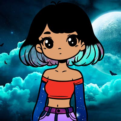 girl in a cute crop top