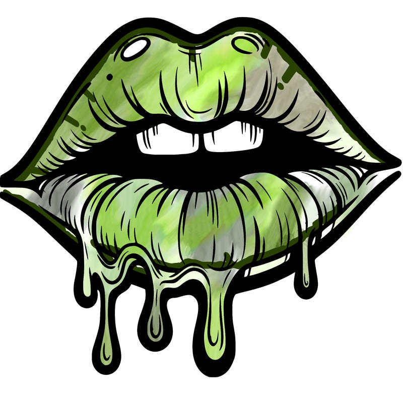 lips that look realistic and drip