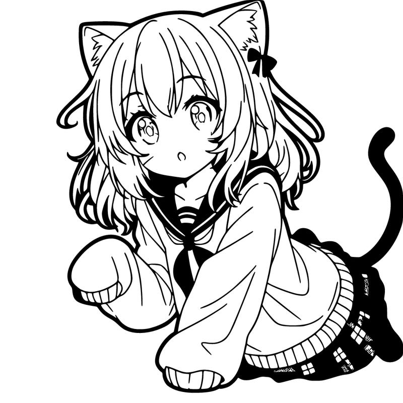 anime cat girl