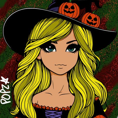 halloween realistic girl