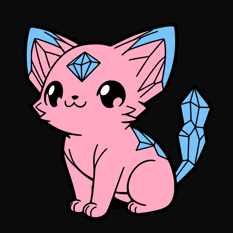 crystal kitten