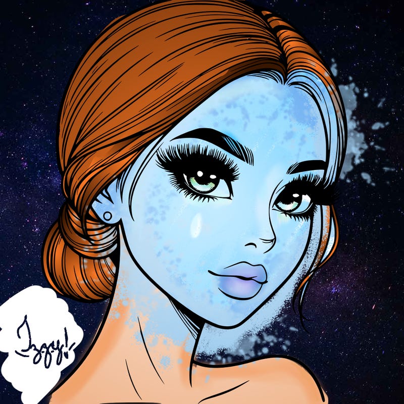 realistic girl with lashes