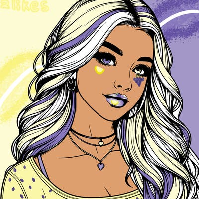 detailed realistic girl