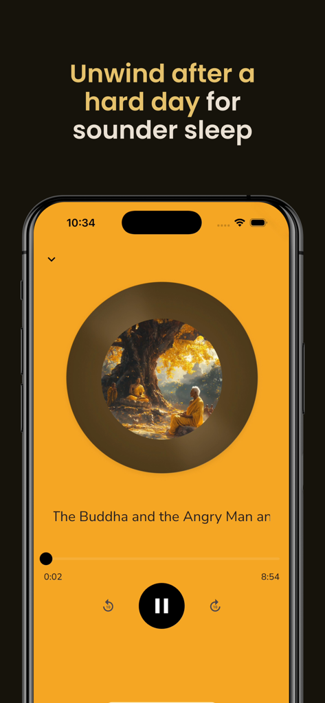 Sutara: Buddhist Stories - Lettore audio dell'app Sutara: Storie Buddiste per dormire e rilassarsi