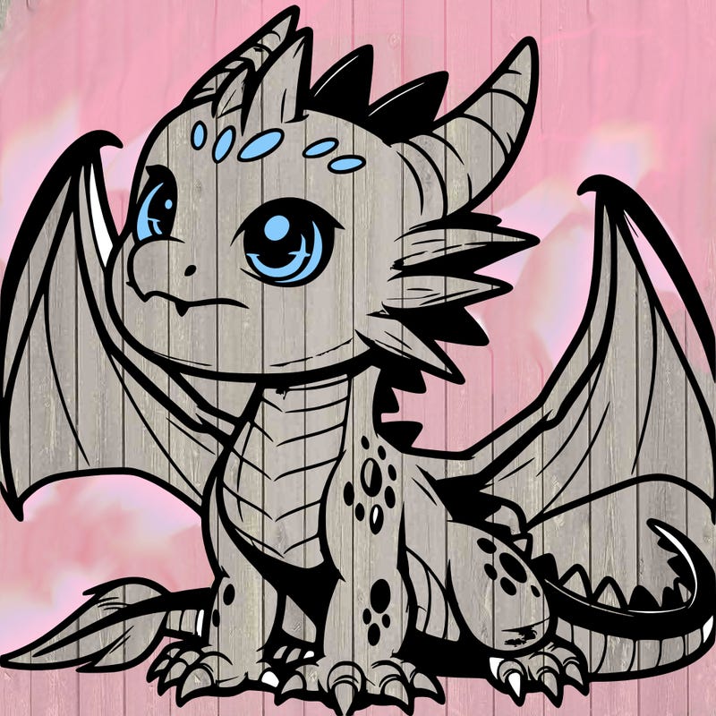 fierce baby night dragon