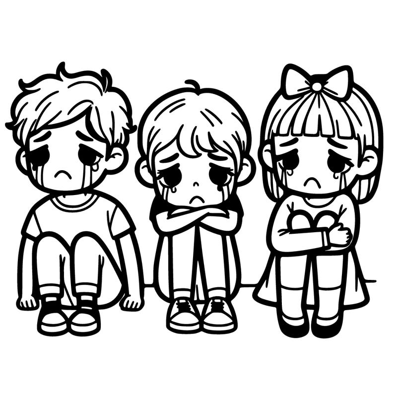 sad people