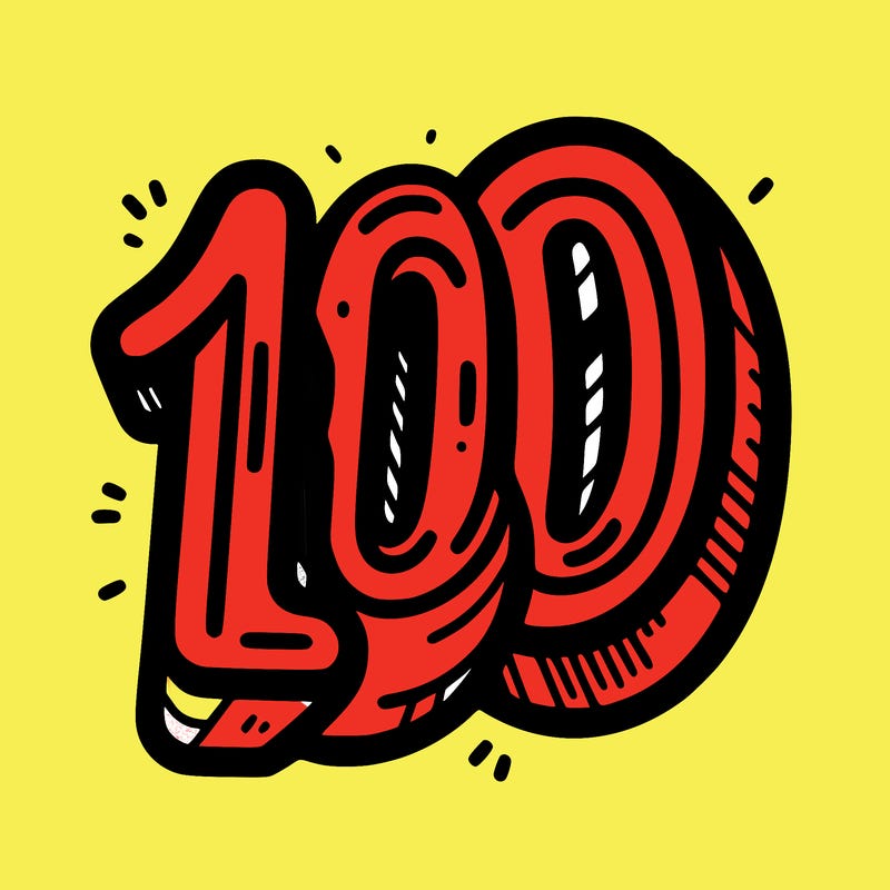 100