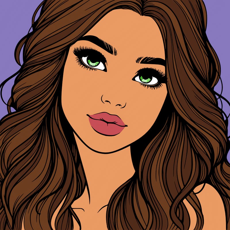 beautiful realistic girl