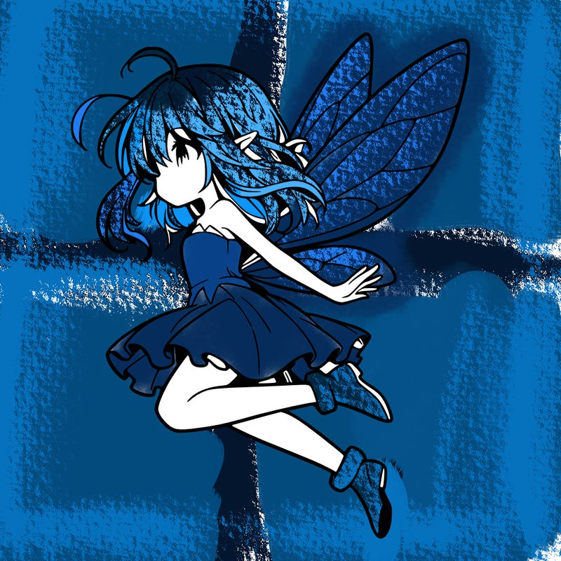 manga fairy flying