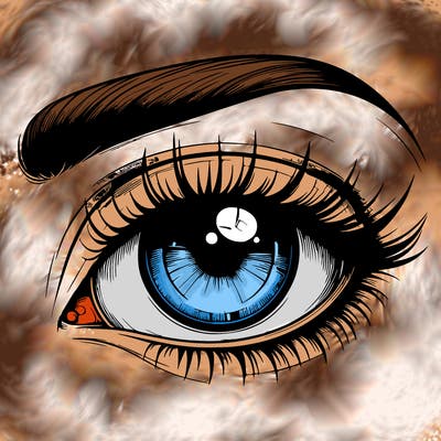 realistic eye