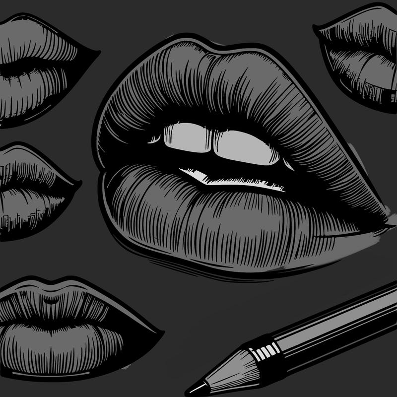 realistic  lips