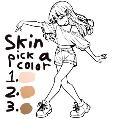 realistic girl danceing