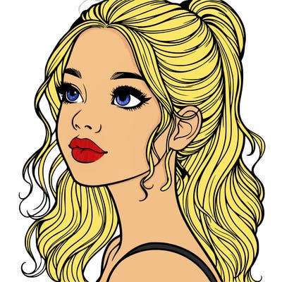 beautiful realistic girl