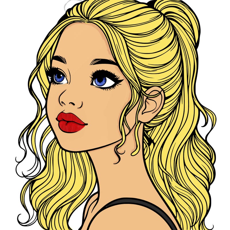 beautiful realistic girl