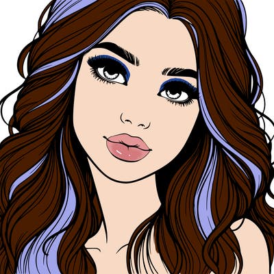 beautiful realistic girl