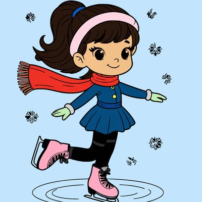 ice skater (girl)
