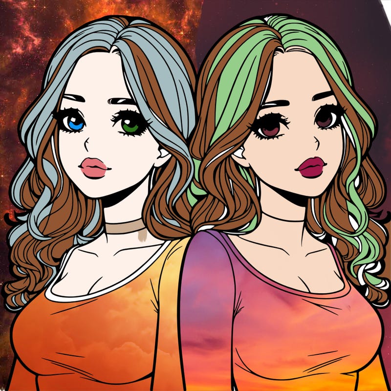 realistic twin sisters