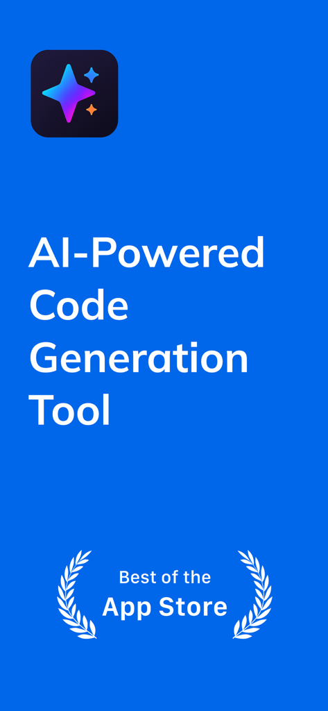 Website Maker: XVibe AI - Tela inicial da ferramenta de geração de código XVibe AI com reconhecimento da App Store