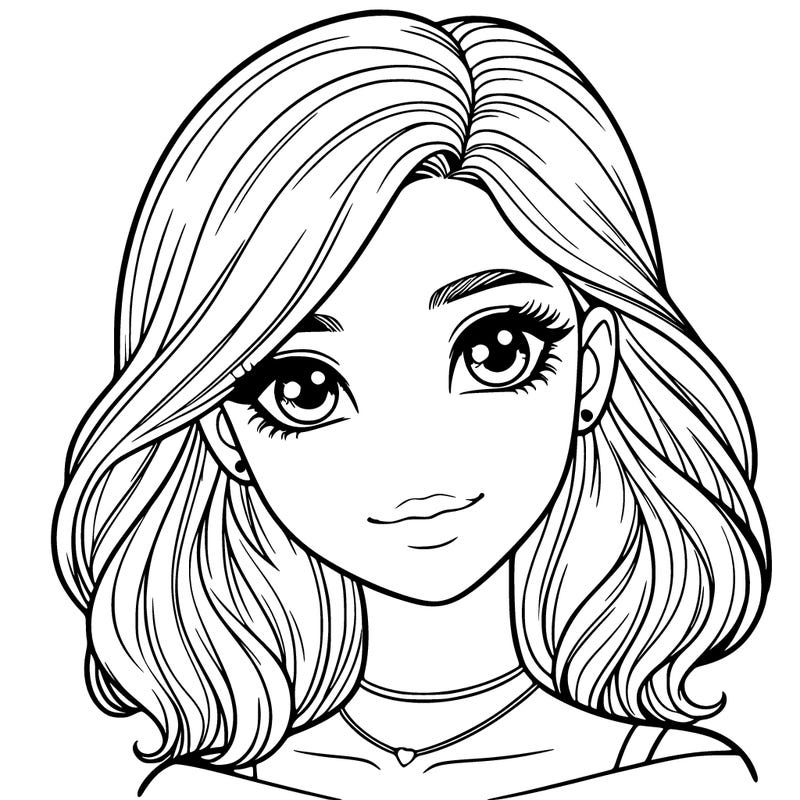 realistic pretty girl