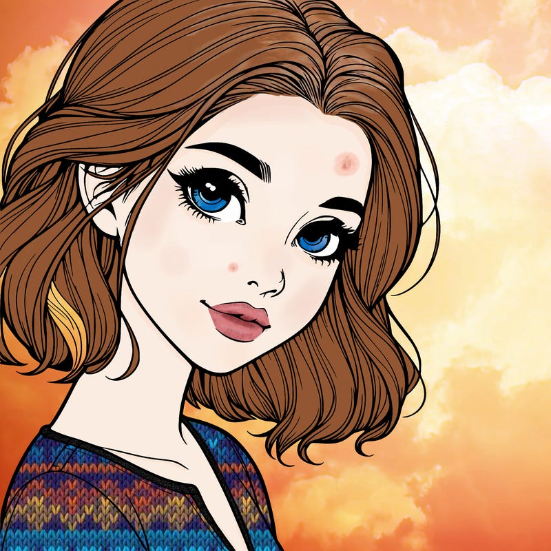 beautiful realistic girl