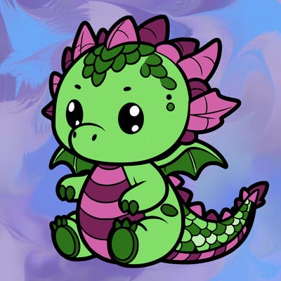 cute dragon plushie