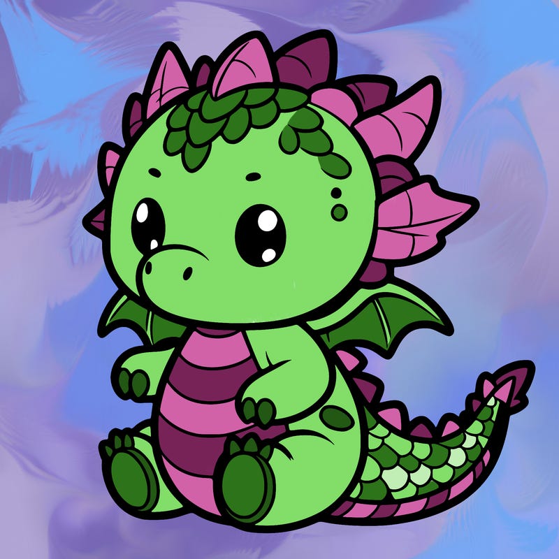 cute dragon plushie